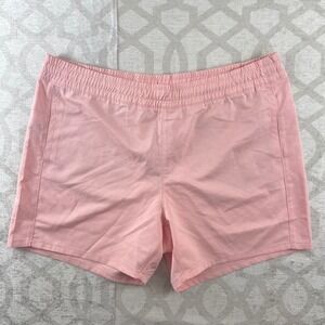 Eddie Bauer Womens Marina Amphib Shorts Dusty Coral Pink Heathered Large NWT